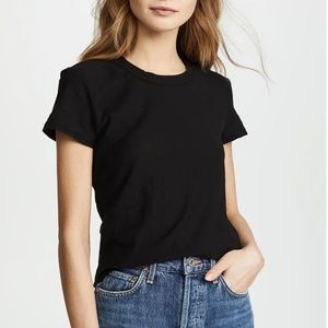 JAMES PERSE |  Sheet Slub Crew Neck Tee | Size 1 | Black | $85 Value! | NWT